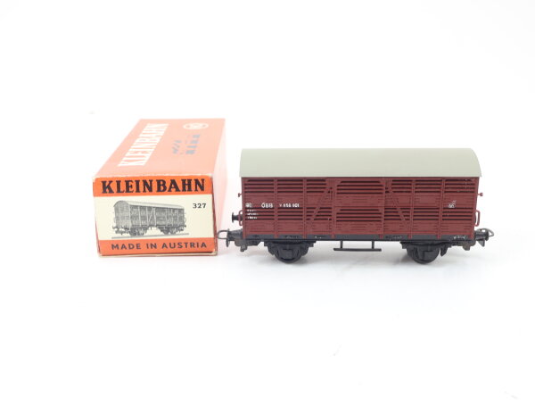 Kleinbahn H0 327 Güterwagen Kleinvieh-Verschlagwagen V859 901 ÖBB / OVP