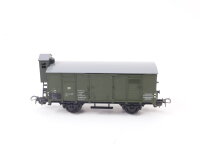 Piko H0 5/163-012 gedeckter Güterwagen mit Bremserhaus 05-86-96 DR / OVP