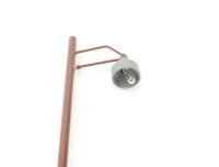 Viessmann H0 6065 Holzmastleuchte, LED warmweiß