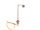 Viessmann H0 6065 Holzmastleuchte, LED warmweiß