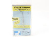 Viessmann N 6490 Peitschenleuchte 64 mm hoch grau LED weiß / OVP