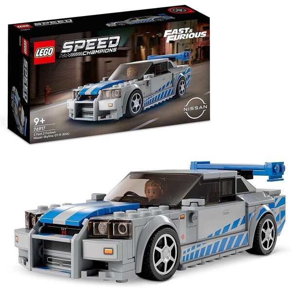 LEGO Speed Champions 76917 2 Fast 2 Furious  -  Nissan Skyline GT-R (R34)