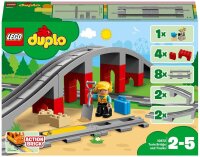 LEGO® DUPLO® 10872 Eisenbahnbrücke und Schienen, 26 Teile