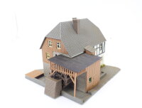Spur H0 Gebäude Fachwerkhaus Bauernhaus mit Mühle