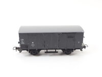 Piko H0 gedeckter Güterwagen grau 132178 P.K.P. / OVP