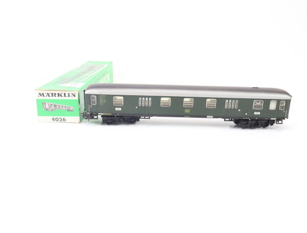 Märklin H0 4026 Personenwagen Gepäckwagen grün 112 401 Köln DB / Blech OVP