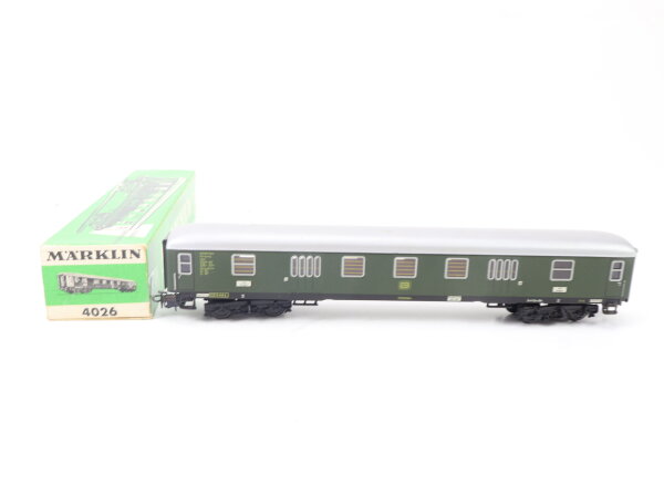 Märklin H0 4026 Personenwagen Gepäckwagen 112401 Köln DB grün / Blech OVP