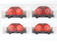 Märklin H0 4514 Güterwagenset 4-tlg. "Silowagen" WLE / NEM
