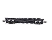 Märklin H0 4663 Güterwagen Flachwagen Rungenwagen schwarz 390 3 357-2 DB / OVP