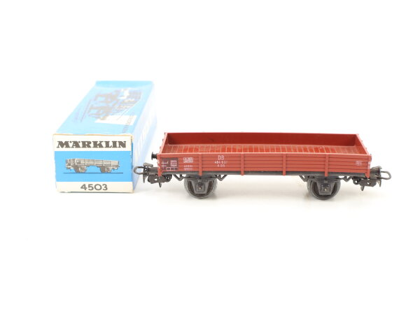 Märklin H0 4503 offener Güterwagen Niederbordwagen 464 637 X05 braun DB