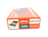 Märklin Sprint 1290 Fahrbahn 4x  Fahrbahnstück für Steigungsanfang