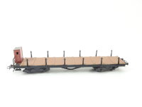 Lehrmodelle Werner Ehlcke H0 Güterwagen Rungenwagen mit Bremserhaus / DC Blech