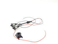 Viessmann H0 6073 Beleuchtung Lampe Laterne Parklaterne zweiflammig / schwarz