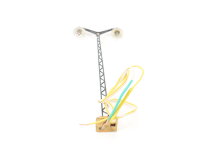 Beleuchtung Leuchte Straßenlaterne Gittermastlampe 2-flammig 140 mm