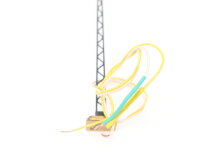 Beleuchtung Leuchte Straßenlaterne Gittermastlampe 2-flammig 140 mm