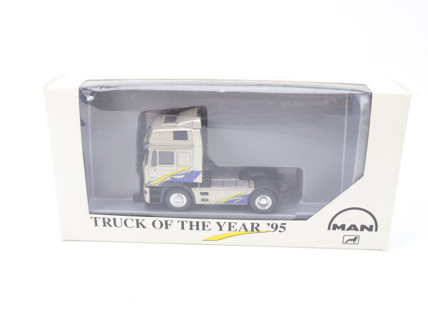 Herpa H0 Modellauto LKW Zugmaschine MAN F2000 "Truck of the Year `95" 1995 OVP