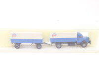 Brekina H0 Modellauto LKW Lastzug Pritsche-Plane IFA...