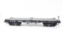 LGB Spur G 42690 Güterwagen Flachwagen ohne Ladung schwarz "C&S" 1069