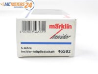 Märklin H0 46582 Güterwagen Neigungs-Messwagen "5 Jahre Insider-Mitglied" E590