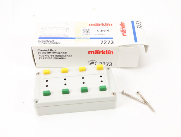 Märklin H0 7273 Schaltpult Stellpult für Lichtstromkreise Ein-/Ausschalter