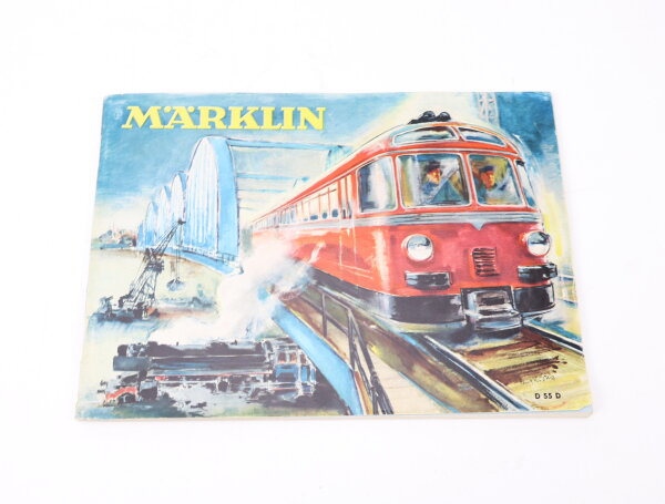 Märklin H0 D 55 D  Katalog von 1955 mit Gutschein