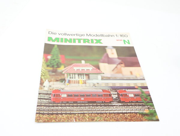 Minitrix Spur N  Katalog 1966 DE 10 Seiten