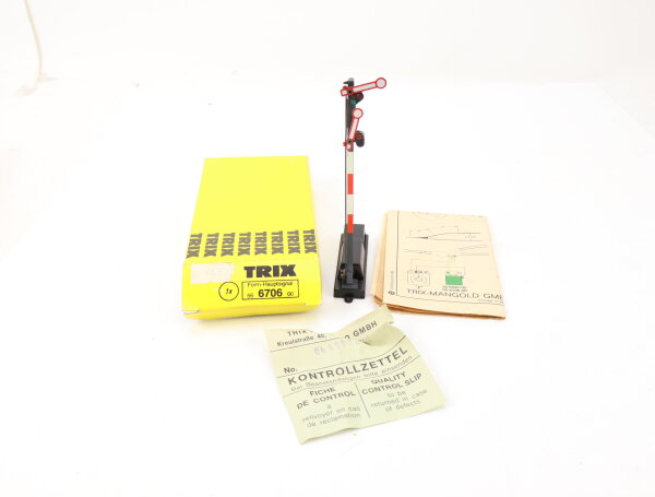 Trix Express H0 6706 Signal Formsignal Form-Hauptsignal Flügelsignal 2-flügelig