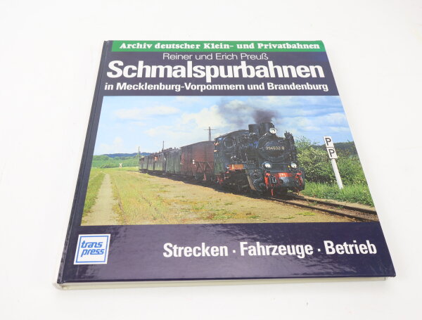 Transpress Verlag Buch "Preuß - Schmalspurbahnen in Mecklenburg und Brandenburg"
