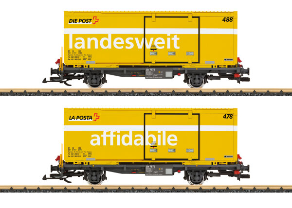 Märklin Spur G L45886  Postcontainerwagen-Set RhB