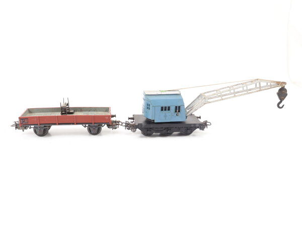 Märklin H0 315/2 4611 Güterwagen Kranwagen "Krupp Ardelt" 6 804 DB blau