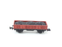 Ibertren Spur N 6305 Güterwagen Niederbordwagen beladen mit Kohle
