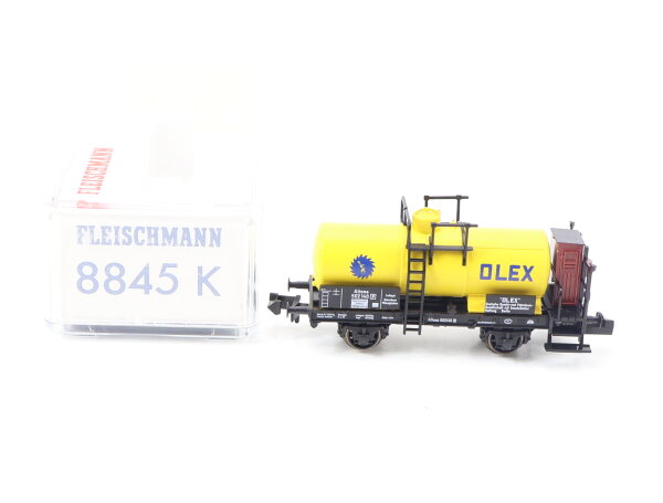 Fleischmann N 8845 K Güterwagen Kesselwagen "OLEX" 502 140 K.P.E.V. / NEM