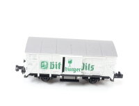 Fleischmann Spur N 8362 gedeckter Güterwagen Bierwagen "Bitburger" 78 192 DRG