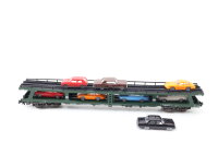 Fleischmann Spur N 8284 Güterwagen Doppelstock-Autotransportwagen beladen 8 PKWs