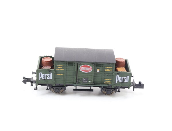 Minitrix Spur N 13611 Güterwagen Kolonialwarenwagen "Henkel- Persil" 86947