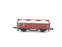 Minitrix N 51 3538 00 offener Güterwagen Hochbordwagen mit Ladung 385-4 DB/OVP