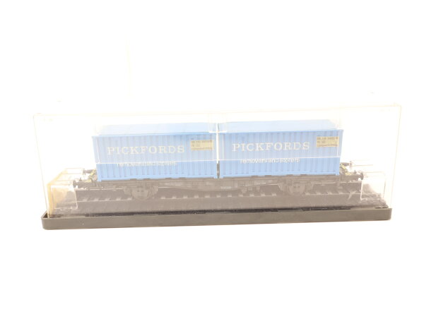 Röwa H0 2318 Güterwagen Containertragwagen "Pickfords" DB