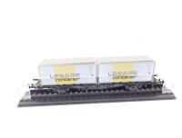 Röwa H0 2304 Güterwagen Containertragwagen "Lesage" DB