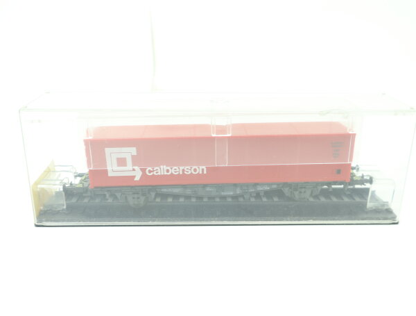Röwa H0 2321 Güterwagen Containertragwagen "Calberson" SNCF