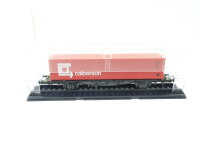 Röwa H0 2321 Güterwagen Containertragwagen "Calberson" SNCF