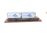 Röwa H0 2331 Güterwagen Containertragwagen "Atlantic Container Line" DB
