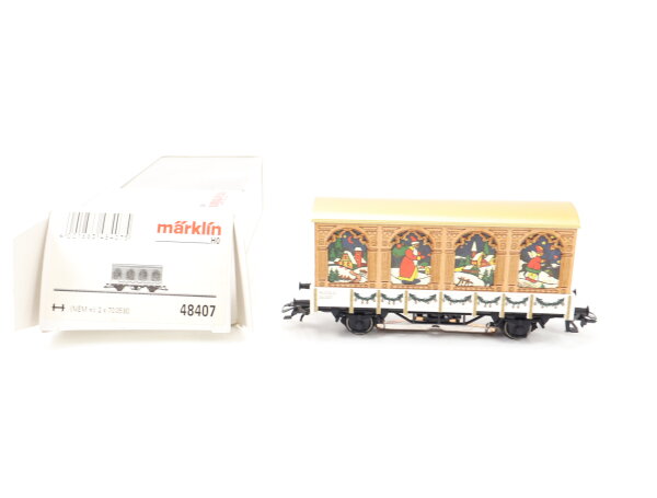 Märklin H0 48407 Güterwagen Weihnachtswagen Weihnachten 2007 241207 / Licht