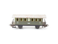 Märklin H0 4040 Personenwagen Donnerbüchse 2. Klasse 4051Stg grün / Blech
