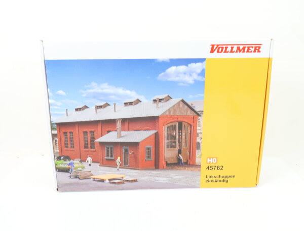 Vollmer H0 45762 Gebäude Bausatz Lokschuppen einständig / OVP