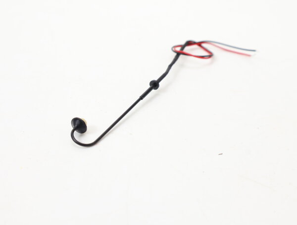 Spur N TT Beleuchtung Bogenlaterne Bahnhofsleuchte 18 mm hoch schwarz / geprüft