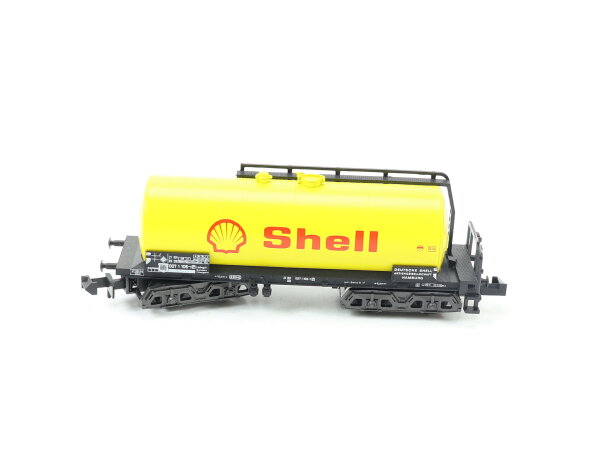 Minitrix Spur N 3551 Güterwagen Kesselwagen "Shell"007 1 106-7 DB gelb