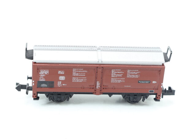 Minitrix Spur N 13530 Güterwagen Hubschiebedachwagen 577 1 151-5 braun DB