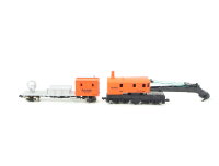 Bachmann Spur N 1447 Güterwagen Dampfkranwagen und Flutlichtwagen "Amtrak"