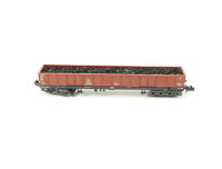Minitrix N 51 3505 00 offener Güterwagen Hochbordwagen mit Ladung 630 049 DB /OVP