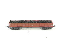 Minitrix N 51 3505 00 offener Güterwagen Hochbordwagen mit Ladung 630 049 DB/OVP